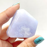 70 Pieces Blue Chalcedony Geode Free Form - Wholesale Crystals