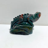 Large Ocean Jasper Lizard Carving #1