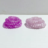 2 Types Purple Aura Selenite Bracelet Wholesale