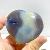 20 Pieces Black Orca Agate Heart #2