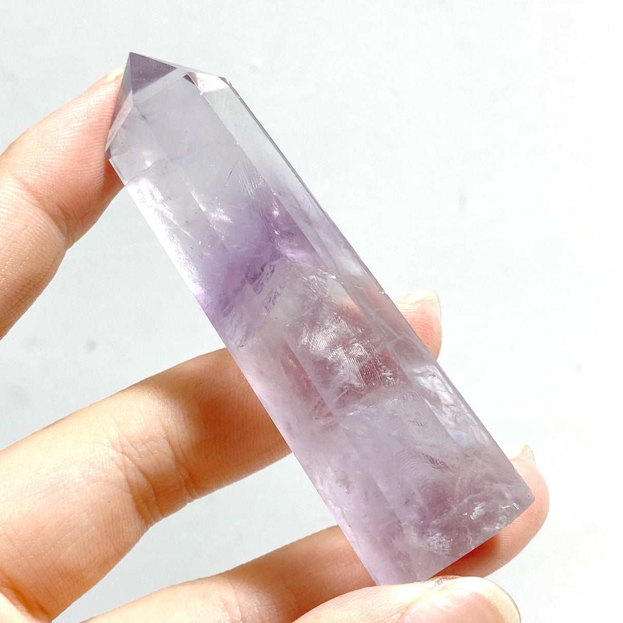 34 Pieces God's Fingerprint Light Purple Amethyst Tower