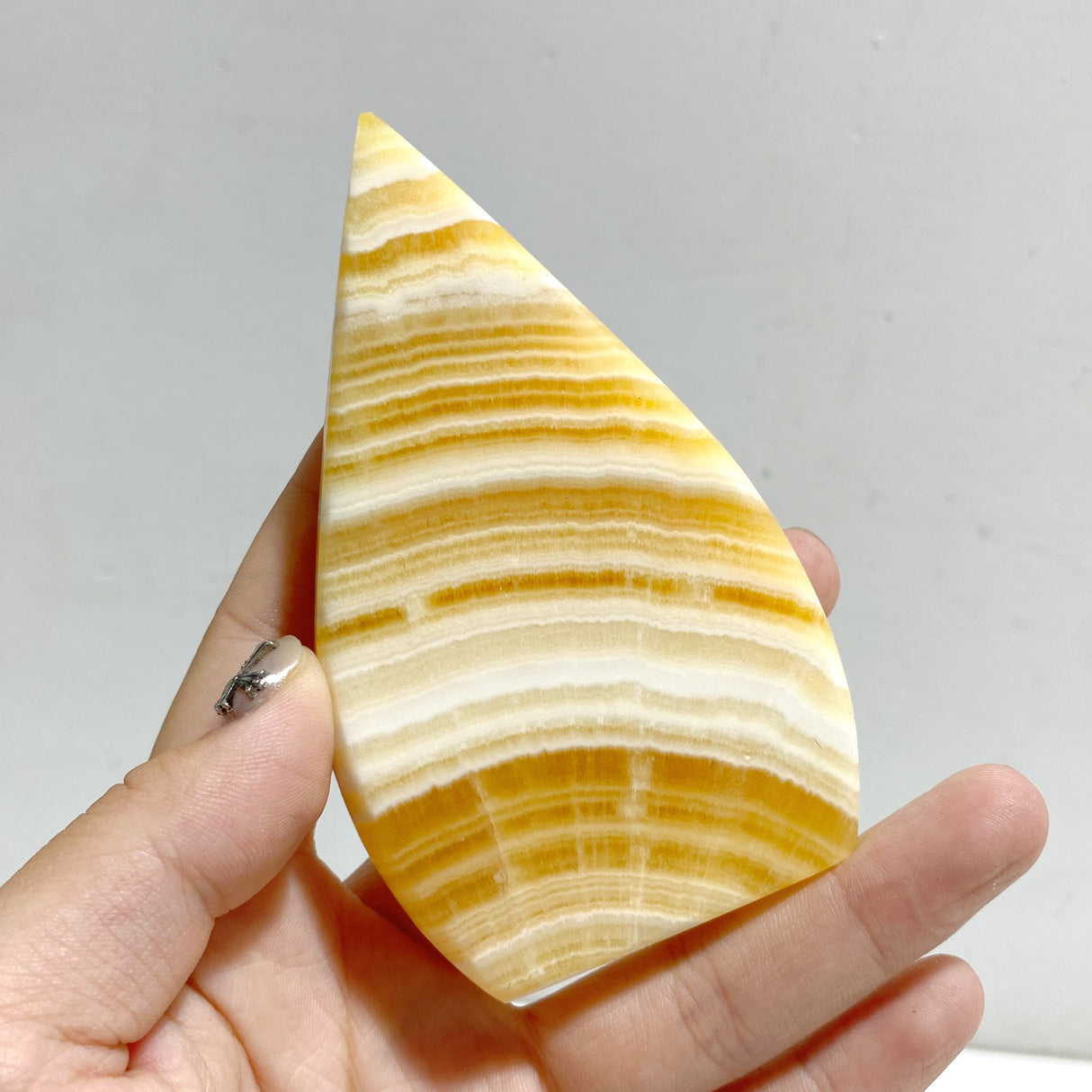 Stripe Yellow Calcite Arrow Head Shape Wholesale