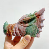 8 Pieces Ocean Jasper Dragon Head Closeout