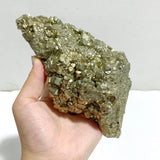 Natural Pyrite Mineral Specimen With Stand #A5