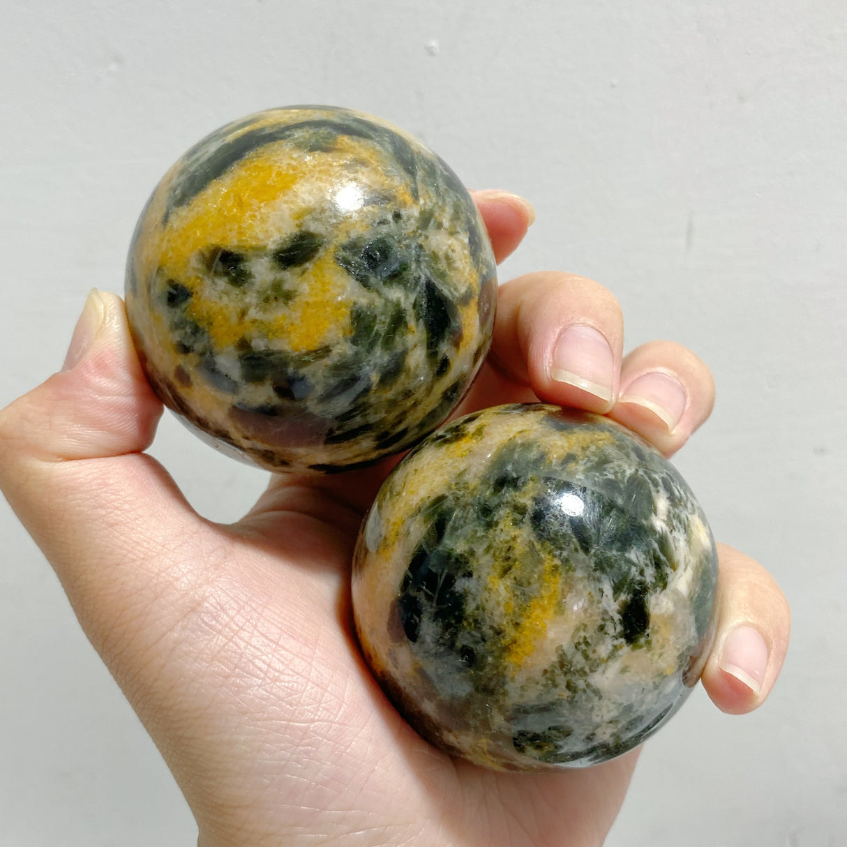 24 Pieces Seraphinite Spheres