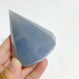 10 Pieces Blue Angelite Diamond Shape