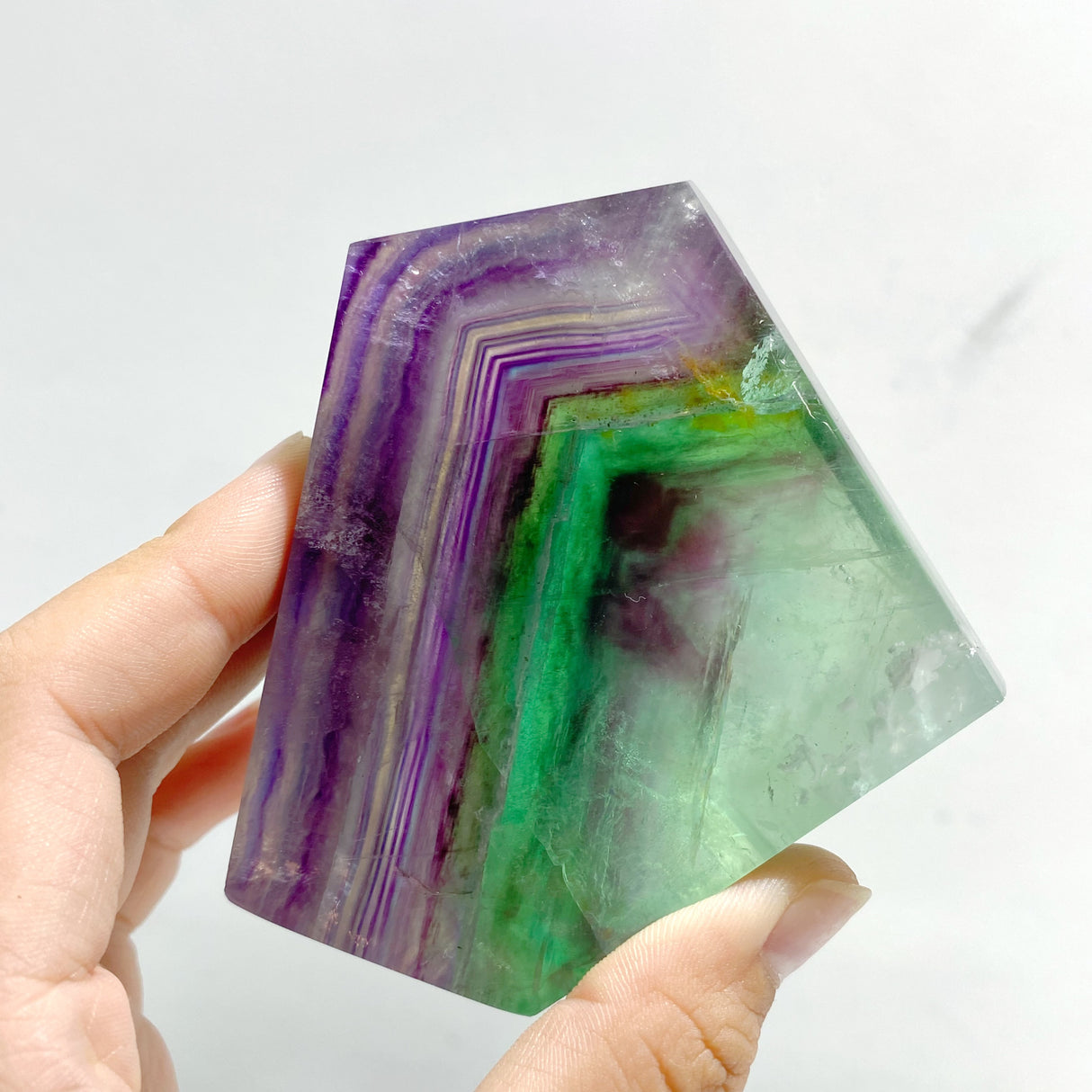 8 Pieces Beautiful Fluorite Free Form With Rainbow