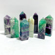 8 Pieces Feather Fluorite Four-sided Points -Wholesale Crystals