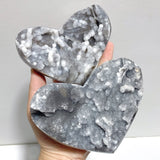 8 Pieces Flash Large Sphalerite Heart Carving - Wholesale Crystals