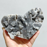 8 Pieces Flash Large Sphalerite Heart Carving - Wholesale Crystals