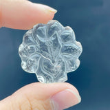 8 Pieces High Quality Clear Quartz Nine - tailed Foxes Carving - Wholesale Crystals