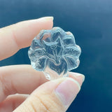 8 Pieces High Quality Clear Quartz Nine - tailed Foxes Carving - Wholesale Crystals