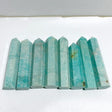 8 Pieces Large Amazonite Tower Points -Wholesale Crystals
