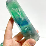 8 Pieces Large Feather Fluorite Tower Points - Wholesale Crystals