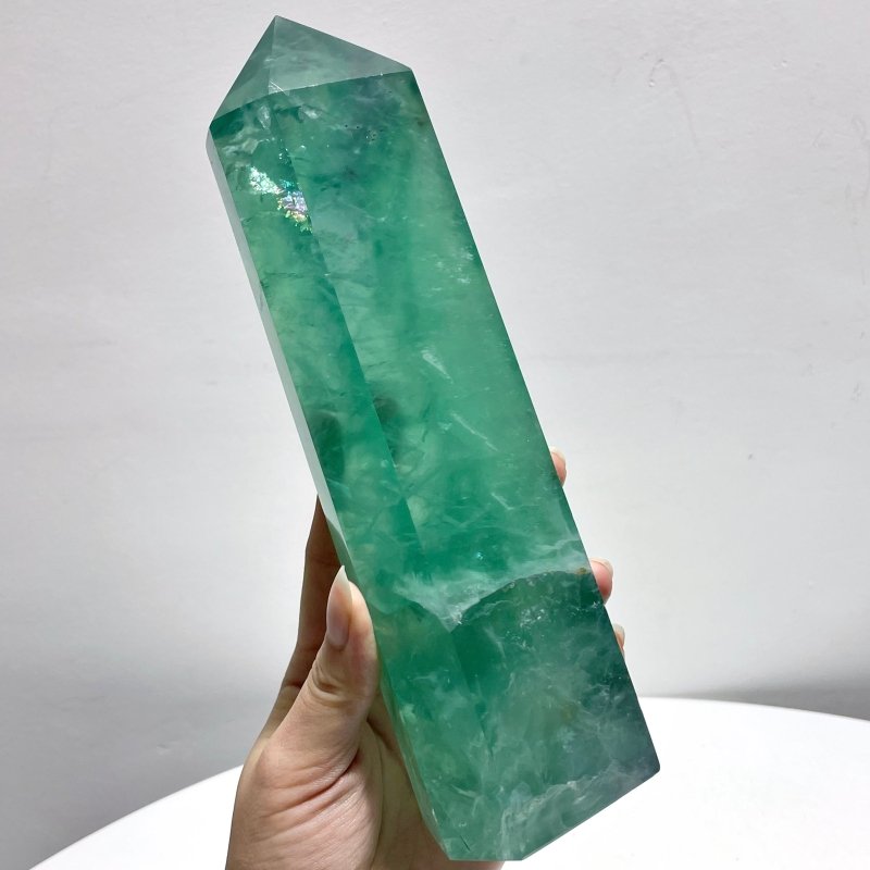 8 Pieces Large Fluorite Tower - Wholesale Crystals