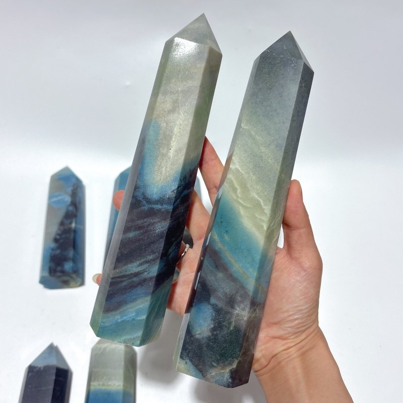 8 Pieces Large Trolleite Tower -Wholesale Crystals