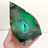 8 Pieces Large Volcano Agate Arrow Head Shape (UV - Reactive) - Wholesale Crystals