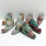 8 Pieces Ocean Jasper Dragon Head Closeout -Wholesale Crystals
