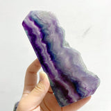8 Pieces Rainbow Fluorite Raw Side Tower - Wholesale Crystals