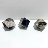 8 Pieces Volcanic Agate Standable Cube (UV - Reactive) - Wholesale Crystals