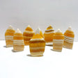 8 Pieces Yellow Calcite Arrow Head Shape - Wholesale Crystals