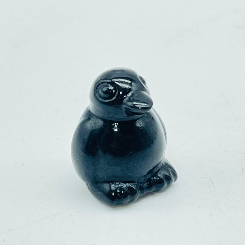 8 Types Mini Black Obsidian Christmas Carving Wholesale Apple Santa Claus Penguin - Wholesale Crystals