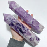 8.2 - 10.8in 6 Pieces Large Lepidolite Tower - Wholesale Crystals