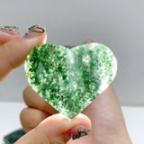 Green Mica Mixed Quartz Heart Wholesale