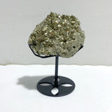 Natural Pyrite Mineral Specimen With Stand #A3