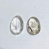 2 Pieces Pegasus Black Rutile Quartz Inner Scene Carving