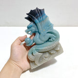 Unique Trolleite Flying Dragon Carving