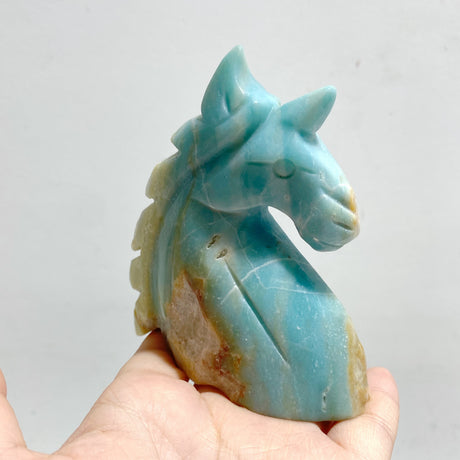 11 Pieces Caribbean Calcite Unicorn Carving Closeout