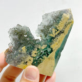 17 Pieces Blue Fluorite Mixed Pyrite Raw Side Tower Point