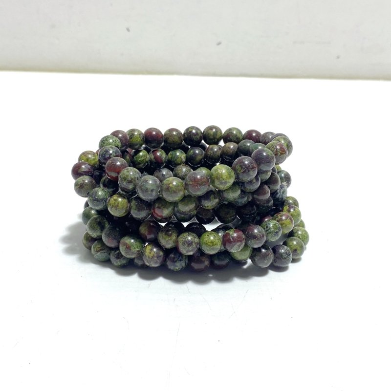 8mm Dragon Blood Stone Bracelets Wholesale - Wholesale Crystals