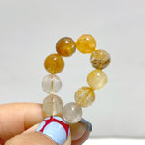 8mm Hematoid Quartz Golden Fire Quartz Bracelets Wholesale - Wholesale Crystals