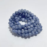 8mm Natural Blue Coral Bracelets Wholesale - Wholesale Crystals
