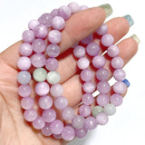 8mm Purple Spodumene Kunzite Bracelet Wholesale - Wholesale Crystals
