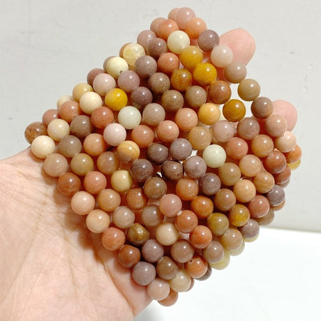 8mm Yellow Agate Bracelets Wholesale -Wholesale Crystals