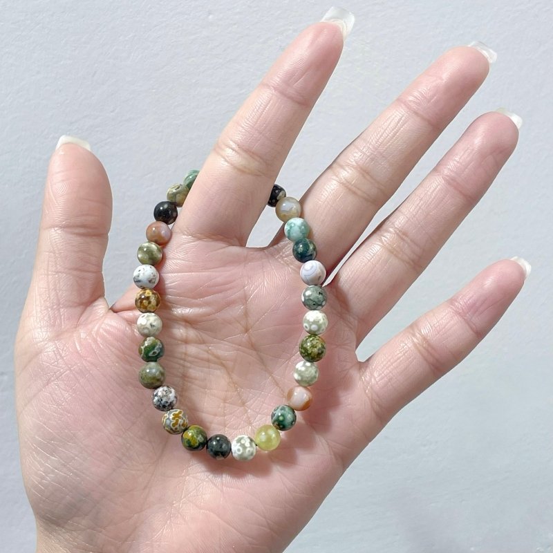 8th Vein Ocean Jasper Bracelet Wholesale - Wholesale Crystals