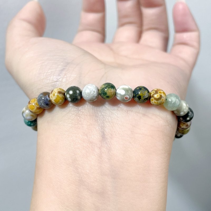 8th Vein Ocean Jasper Bracelet Wholesale - Wholesale Crystals