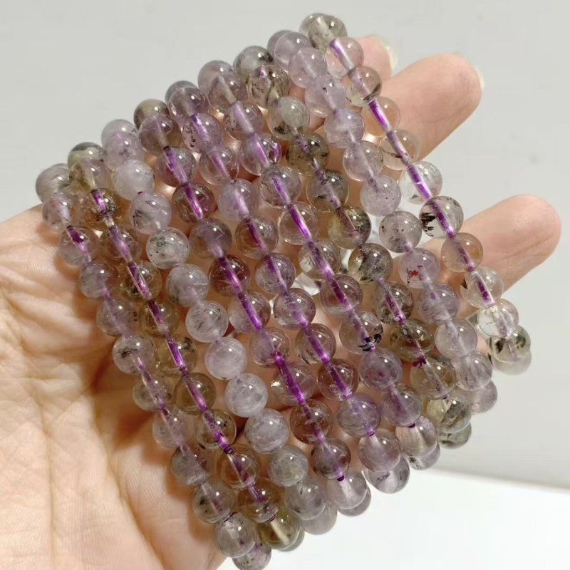 9 Pieces 7mm Auralite 23 Bracelets -Wholesale Crystals