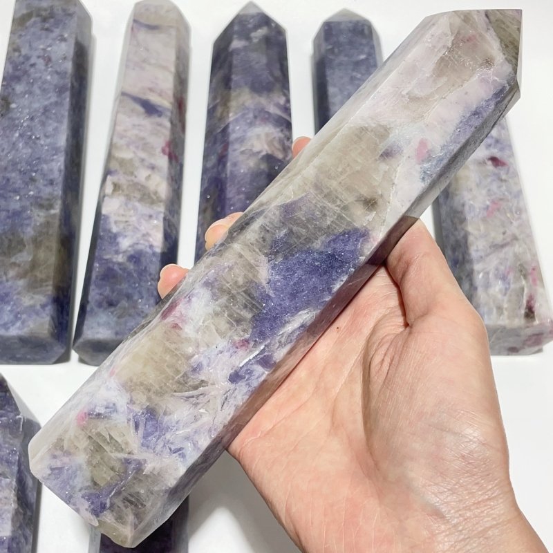 9 Pieces Beautiful Large Unicorn Stone Tower - Wholesale Crystals