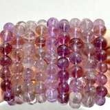 9 Pieces Light Color Amethyst Bracelets - Wholesale Crystals