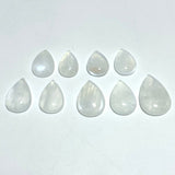 9 Pieces Moonstone Teardrop Shape DIY Pendant - Wholesale Crystals