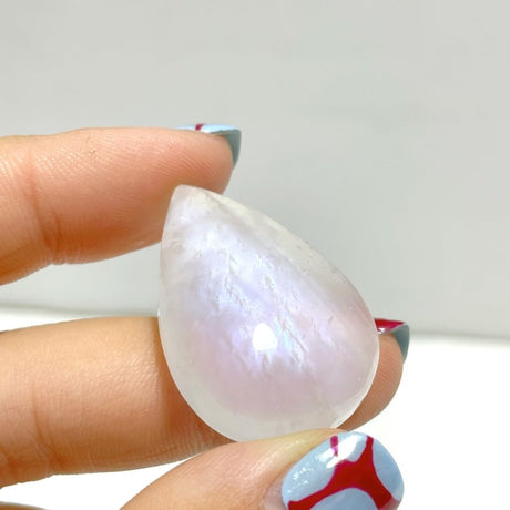 9 Pieces Moonstone Teardrop Shape DIY Pendant - Wholesale Crystals