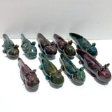 9 Pieces Ocean Jasper Newt Carving - Wholesale Crystals