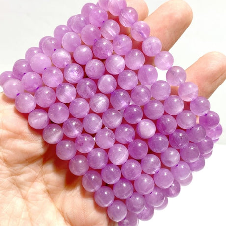 9 Pieces Purple Spodumene Kunzite Bracelets - Wholesale Crystals