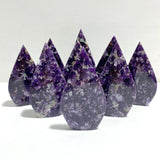 9 Pieces Spark Lepidolite Arrow Head Shape - Wholesale Crystals