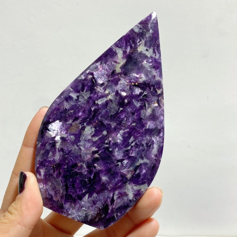 9 Pieces Spark Lepidolite Arrow Head Shape - Wholesale Crystals