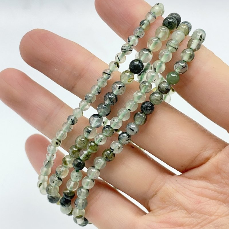 9 Types Mini Beads 4mm Bracelet Wholesale Africa Blood Stone Gold Sheen Obsidian Labradorite - Wholesale Crystals